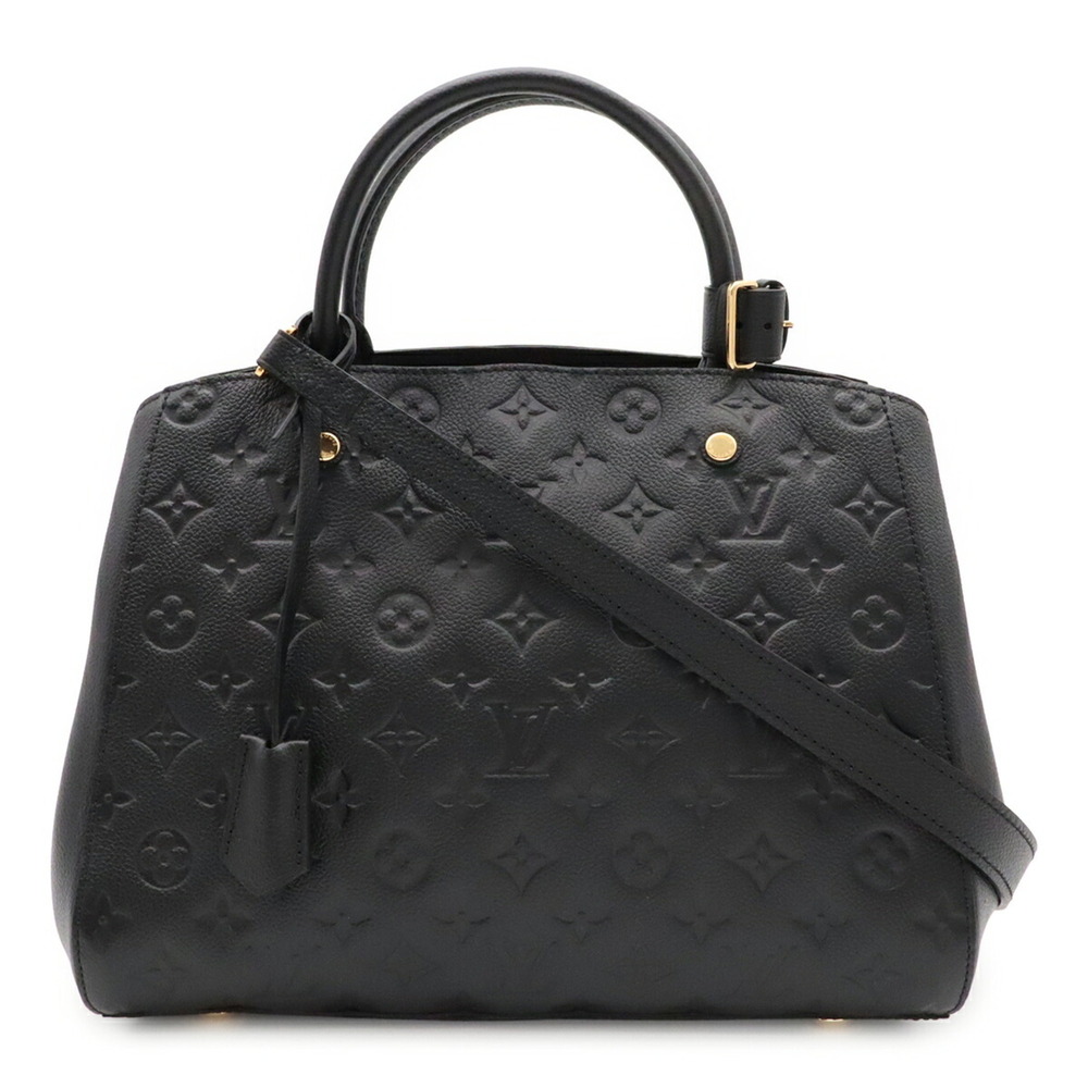 LOUIS VUITTON Louis Vuitton Monogram Empreinte Montaigne MM Handbag Shoulder ...